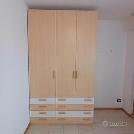 armadio e letto