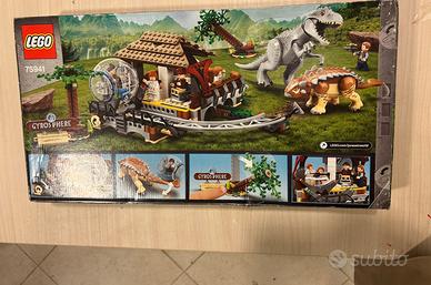 Lego Jurrasic world: indominus Rex vs Ankylosaurus