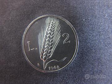 2 LIRE 1948 SPIGA Repubblica Italiana