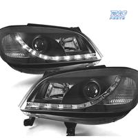 FARI PER OPEL ZAFIRA 99-05 LUCE DIURNA A LED NERI
