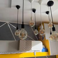 LAMPADARIO LAMPADINE E PORTA LAMPADA