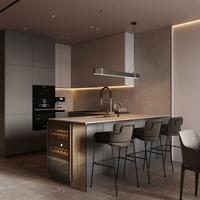 Cucine come disegno | Angolo + Isola TOP HPL