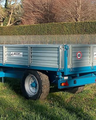 Rimorchio BICCHI 60 Q.li Trilaterale -NUOVO