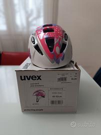 Casco x bici bambina taglia 46-52 Uvex