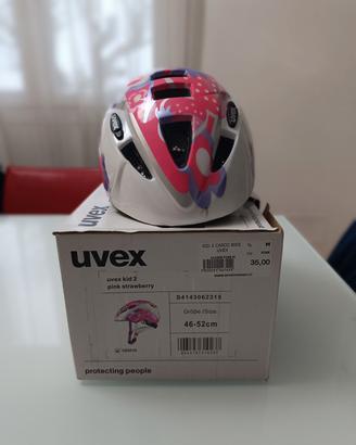 Casco x bici bambina taglia 46-52 Uvex