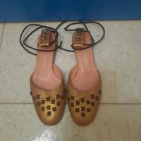 Ballerine dorate Atelier Mercadal