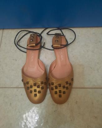 Ballerine dorate Atelier Mercadal