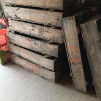 cassette per uva in legno