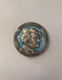 MEDAGLIA D’ARGENTO RICHARD WAGNER CENT. MORTE 1983