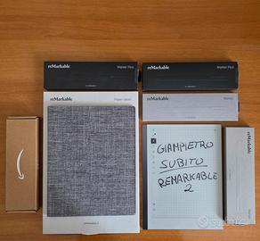 Tablet reMarkable 2 + 5 Penne + Custodia