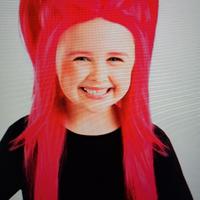 Parrucca Rosa Mira Kpop Demon Hunters Taglia Bimba