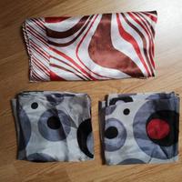 Foulard, fusciacche e nastro per capelli