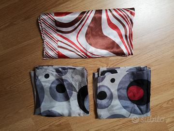 Foulard, fusciacche e nastro per capelli