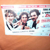 Stampa zico e biglietti stadio