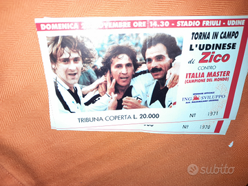 Stampa zico e biglietti stadio