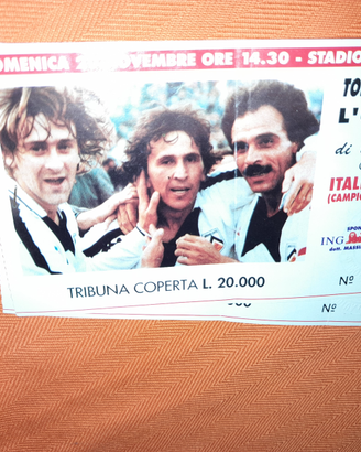 Stampa zico e biglietti stadio
