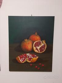 Quadro acrilico su tela 50x40 Natura morta