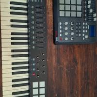Akai MPD 32, Tastiera M audio e microfono Samson 