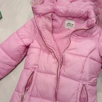 piumino bimba con interno in pile