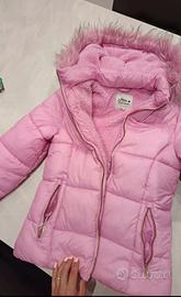 piumino bimba con interno in pile