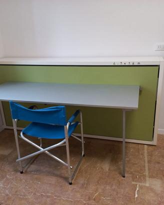 Letto a scomparsa Clei con scrivania