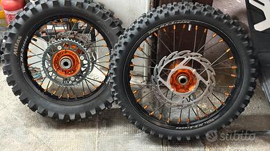 Cerchi piccoli moto cross FABA 14” e 17” per 85