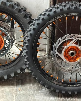 Cerchi piccoli moto cross FABA 14” e 17” per 85