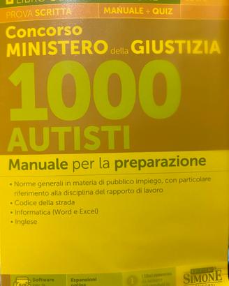 Libro concorso Ministero della giustizia