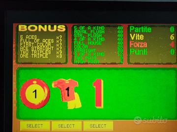 schede videopoker €150