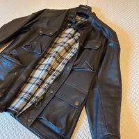 Belstaff PANTHER Leather Antique Black Brown