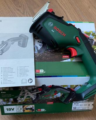 Bosch Sega da giardino a batteria Keo