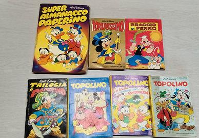 Fumetti vintage Topolino Paperino e altri