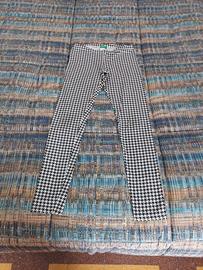 leggings fantasia pied-de-poule tg. 12 aa Benetton