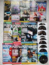 Lotto 10 riviste PlayStation Magazine e 11 CD Demo