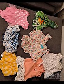 set completo vestiti bimba primaveraestate3-6 mesi
