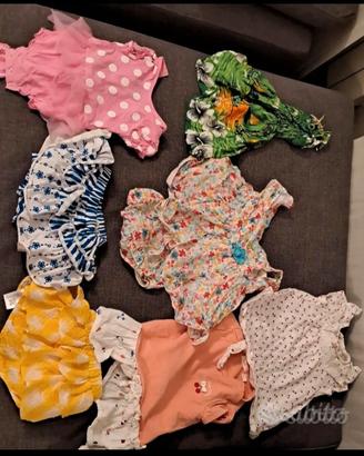 set completo vestiti bimba primaveraestate3-6 mesi