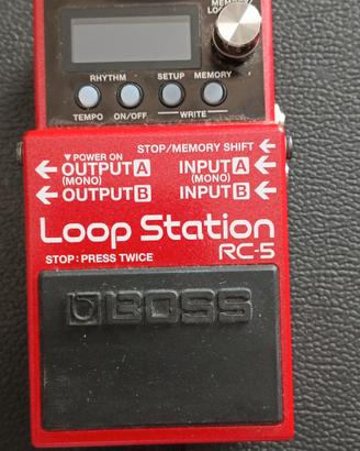 Boss RC5 loop station