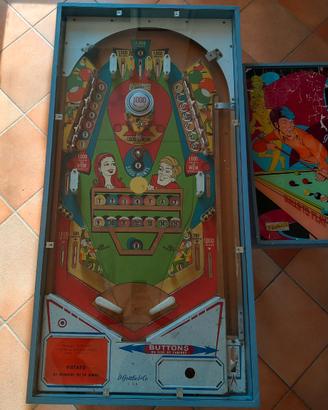 Tavoli flipper vintage artigianali