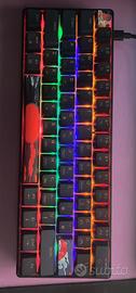 Tastiera Surmen Blue Samurai B-Rainbow Led