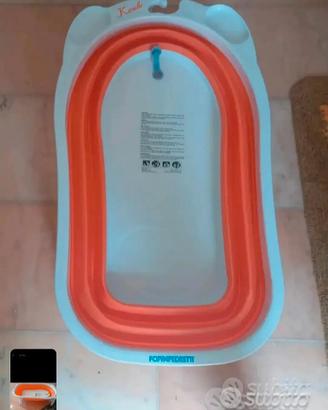 Vaschetta pieghevole bagnetto bambini, 0+ Foppaped