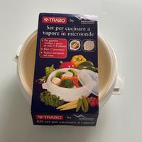Set per cucinare a vapore per microonde