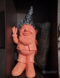 Scultura Gnomo Arancione Argenesi