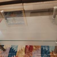 Tavolino cristallo molato