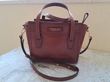 borsa con tracolla Debridge in cuoio