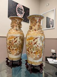 Coppia di Vasi collezione "Royal Satsuma"