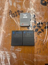 Memory card per PS2