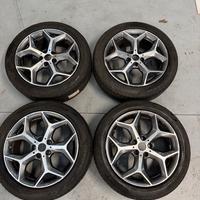 4 cerchi e gomme usati 18 pollici originali BMW X1