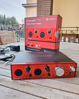 Focusrite Clarett  2Pre 10x4 Thunderbolt