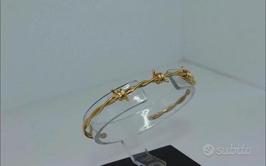 Bracciale filo spinato argento 925