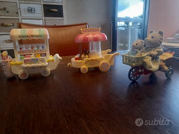 Silvanian candy wagon + mamma cane